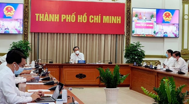 Tại điểm cầu TP Hồ Chí Minh.